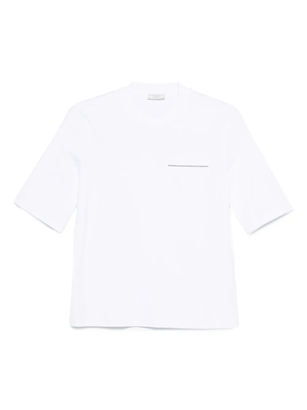 Cotton-Jersey Short-Sleeve T-Shirt — White