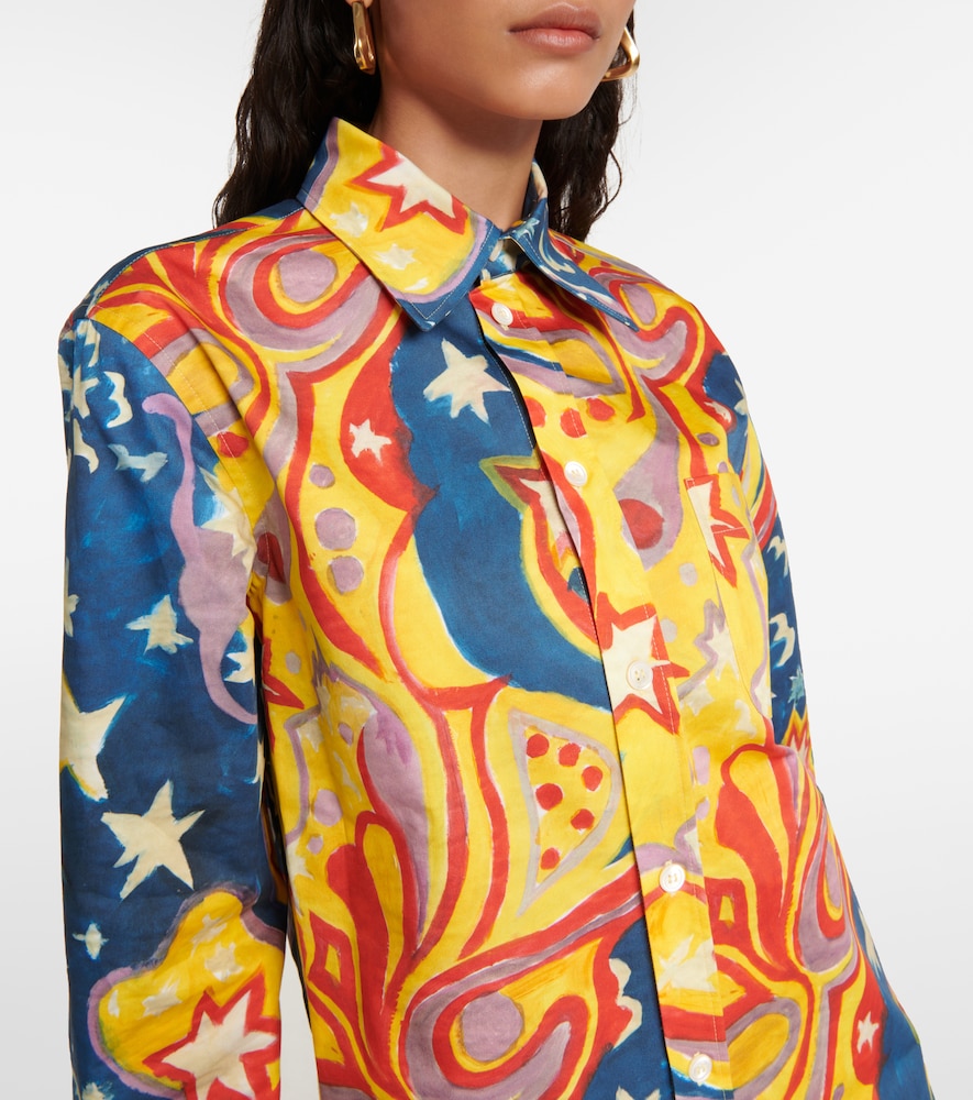 Printed cotton shirt