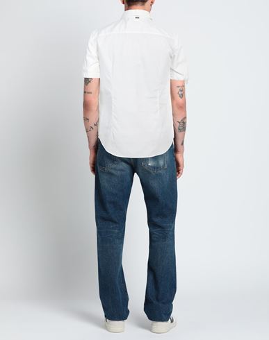 Man Shirt White Size 15 Cotton