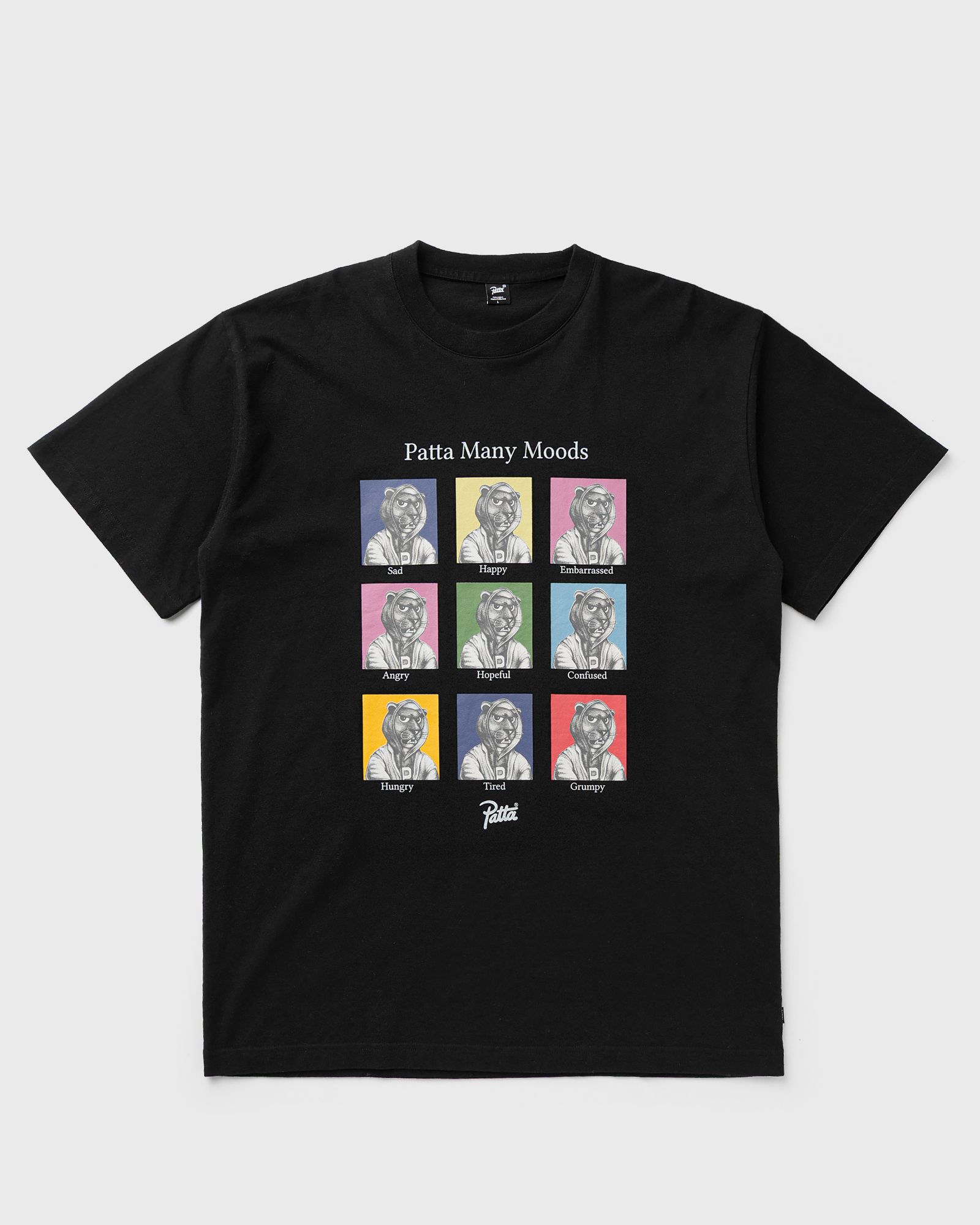 Many Moods Tee black male Shortsleeves now available at BSTN