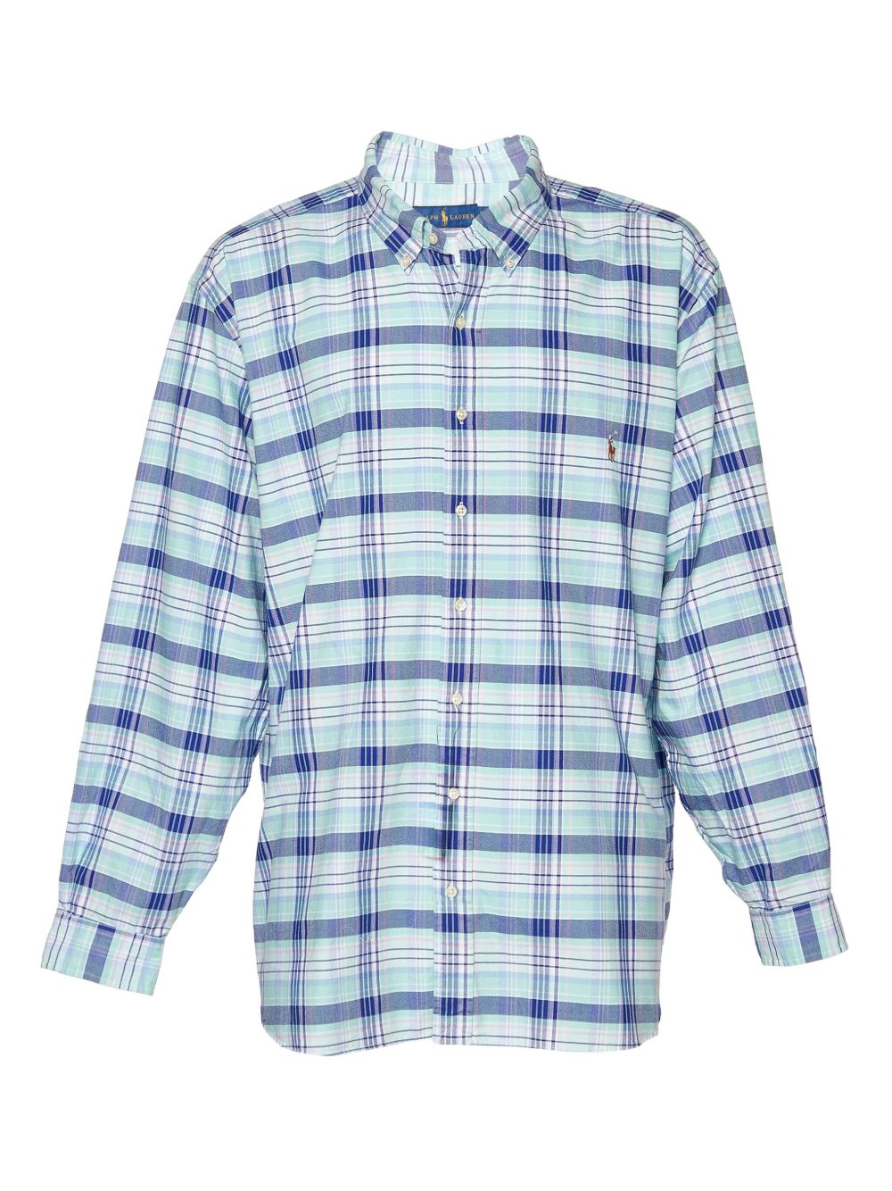 Plaid button-up shirt - Blue