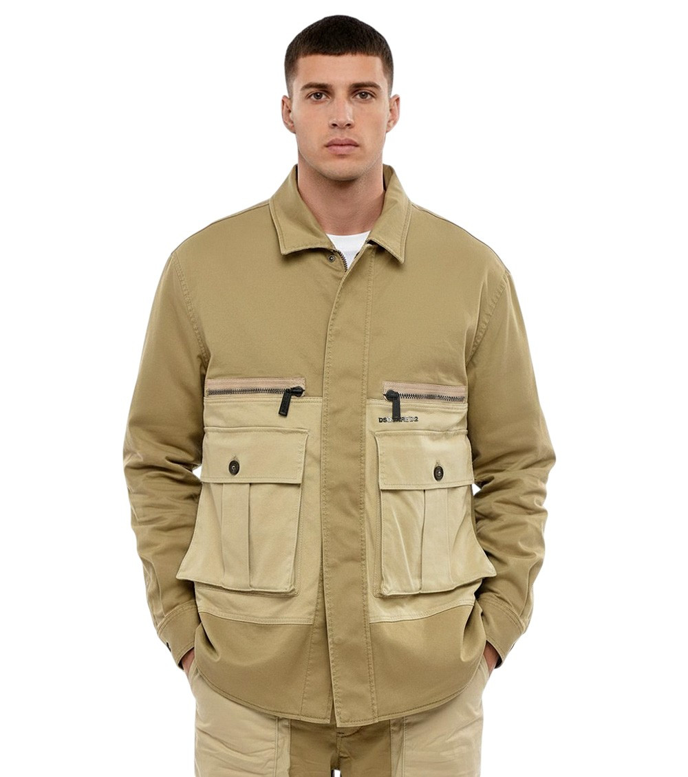 Logo Plaque Flap-pocket Jacket
