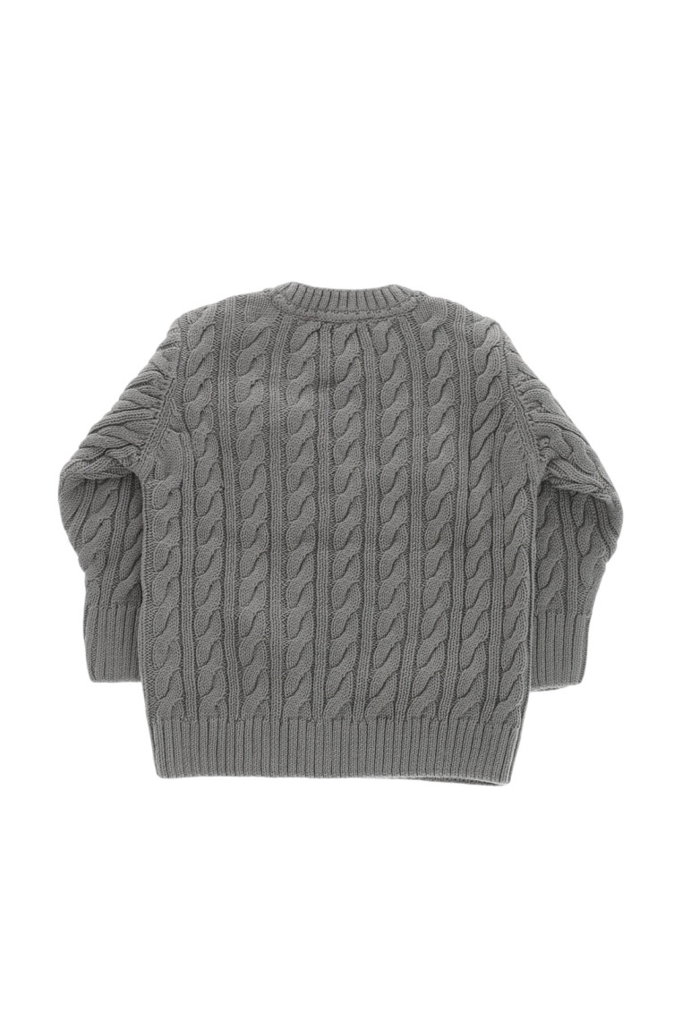 Babies Grey Knitted Sweater