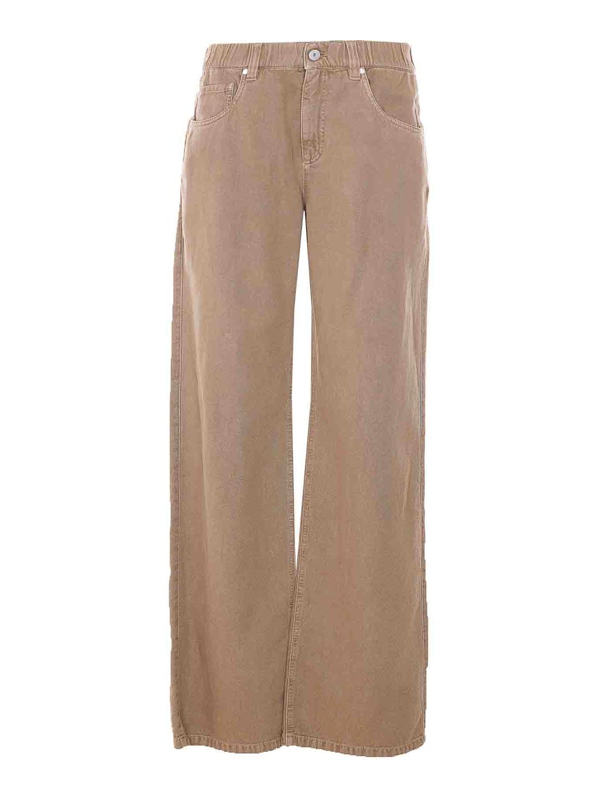 Cotton And Linen Blend Trousers