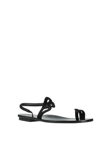 Woman Thong sandal Black