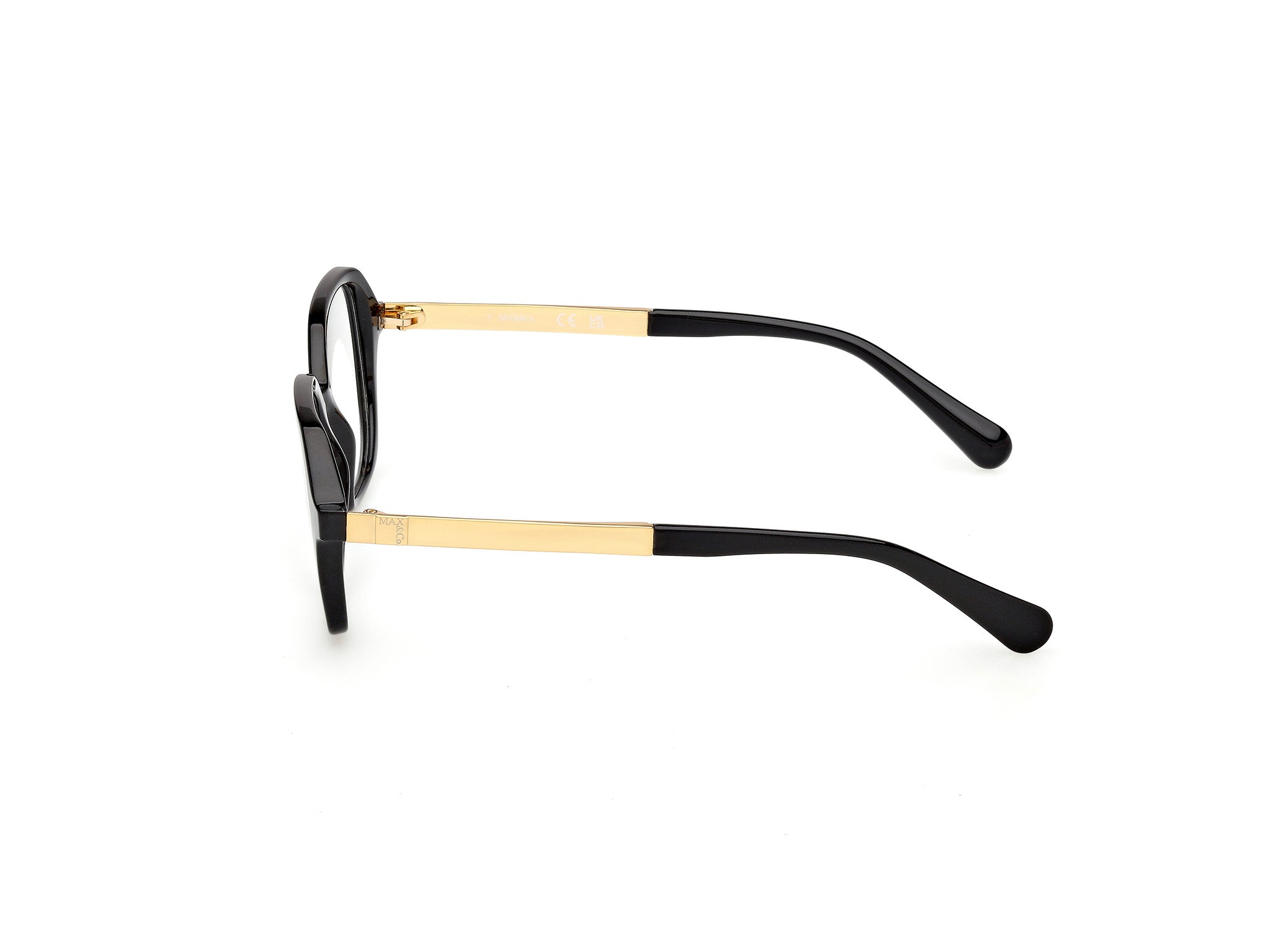 MAX&Co Mujer MAX&Co MO5190 001 Monturas ópticas Inyectado Negro Geométrico Norma