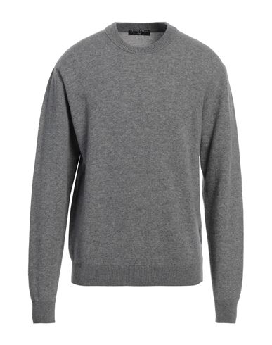 Daniele Fiesoli Man Sweater Grey Size L Merino Wool, Cotton