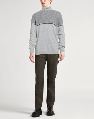 Man Turtleneck Light grey Size 3XL Polyamide, Wool, Viscose, Cashmere
