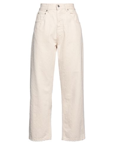 Woman Jeans Cream