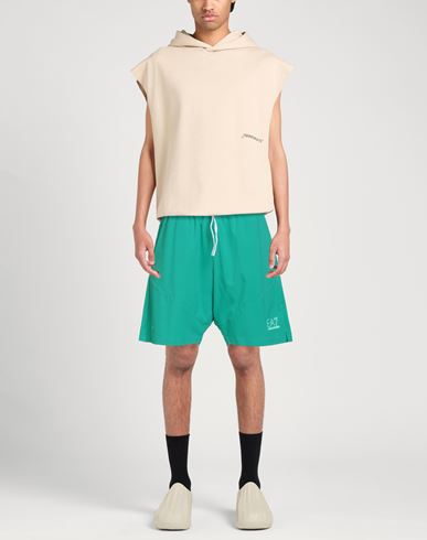 Man Shorts & Bermuda Shorts Turquoise Size M Polyester, Elastane