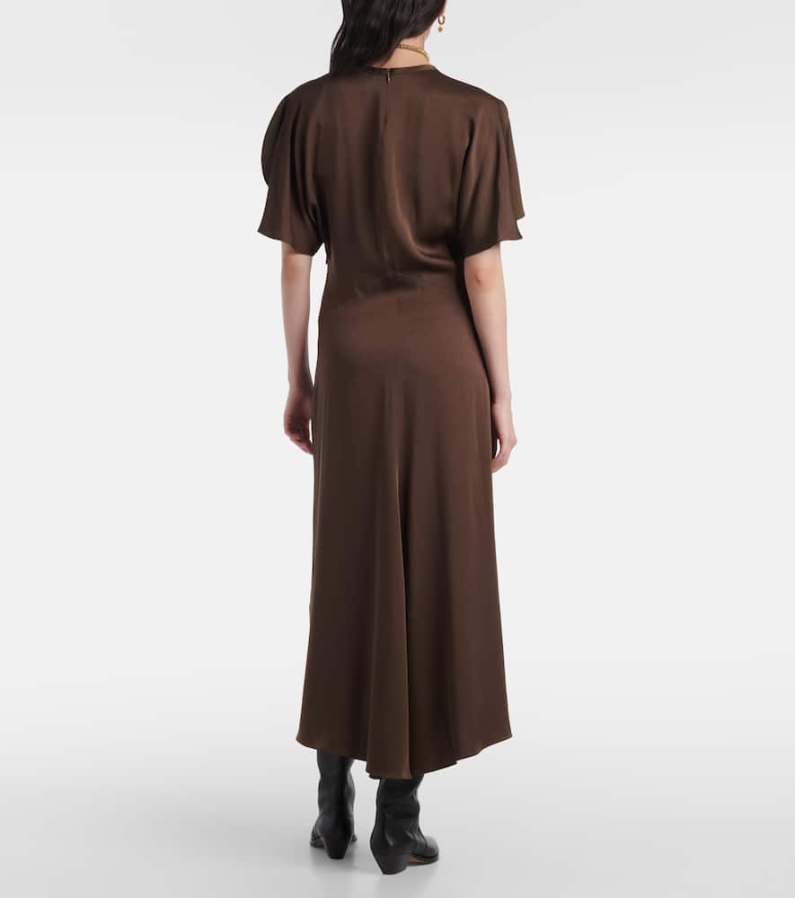 Keany satin midi dress