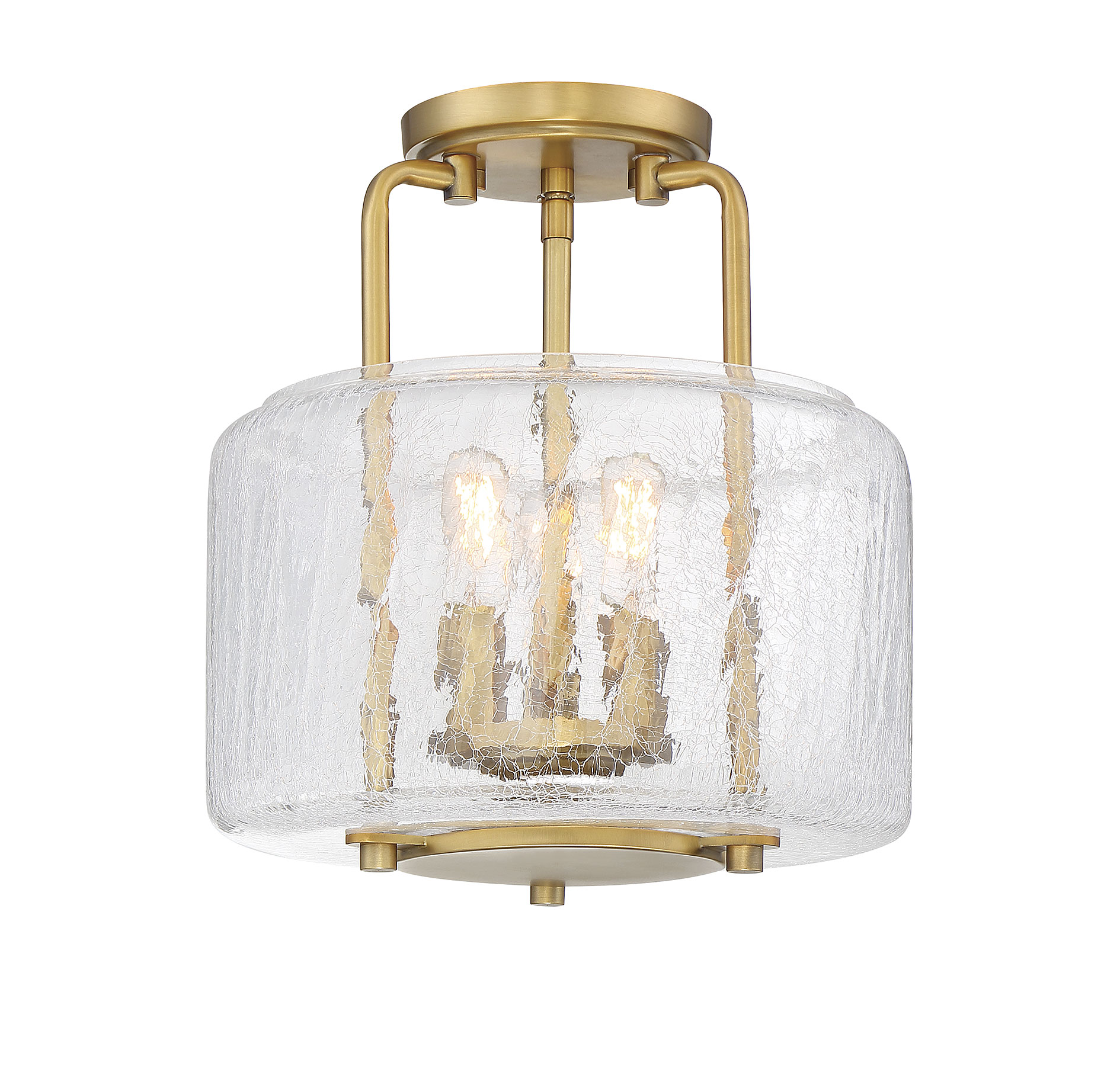Savoy House Avalon 3-Light Ceiling Light in Warm Bras