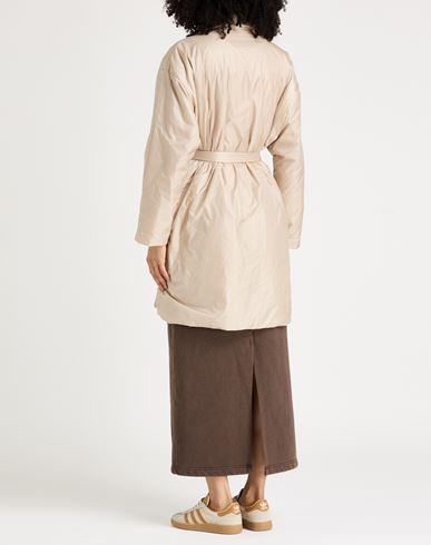Woman Puffer Beige Size 6 Polyester