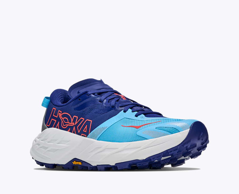 HOKA Women's Speedgoat 7 Shoes in Blueberry/Cosmic Grey