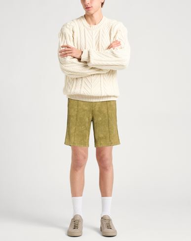 Man Shorts & Bermuda Shorts Khaki Size 32 Cotton, Nylon