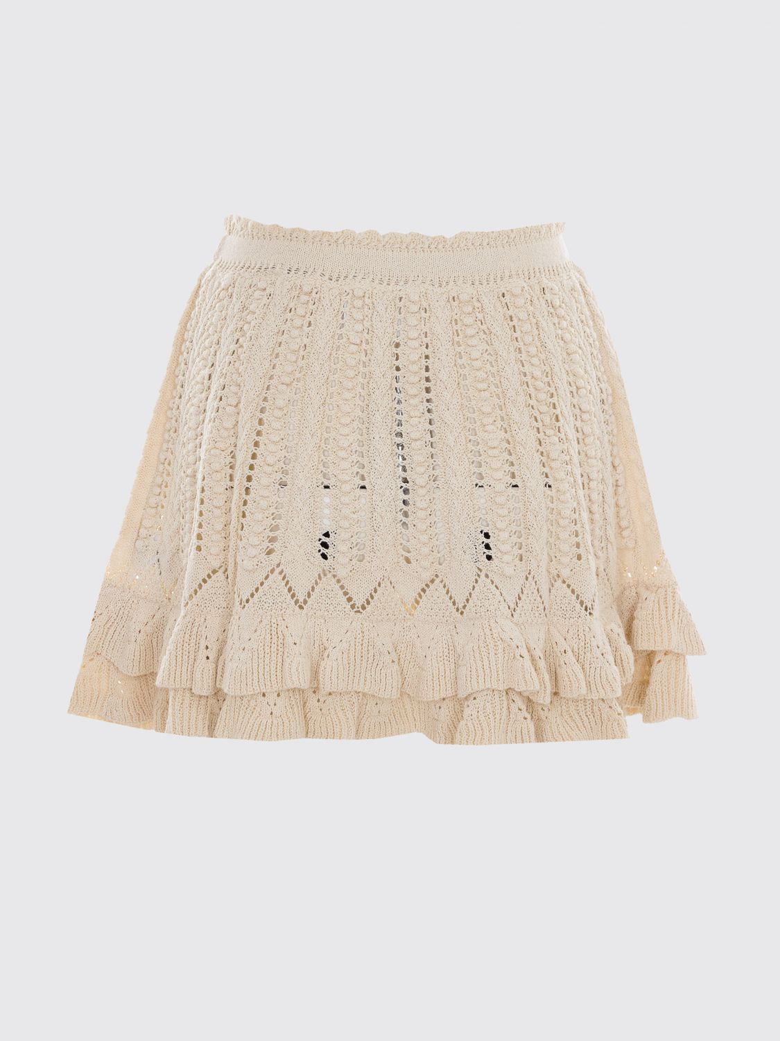 Skirt Woman color Beige
