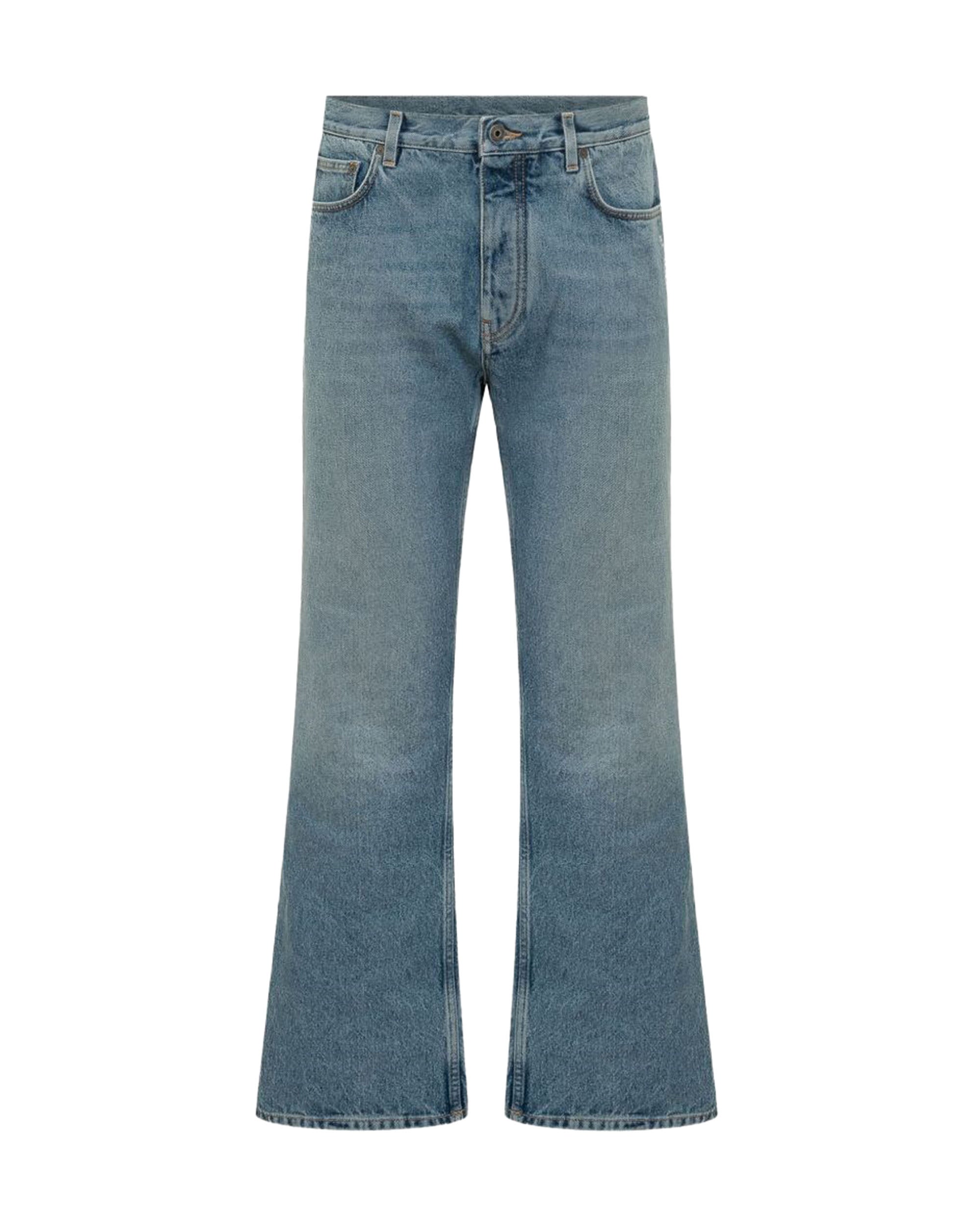 Half Arrow Slim Jeans — Blue