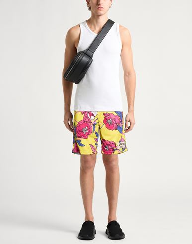 P. a.r. o.s. h. Man Shorts & Bermuda Shorts Yellow Size M Polyester