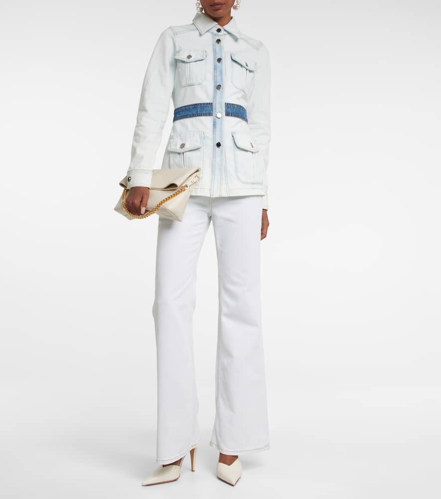 Denim Love patchwork denim jacket