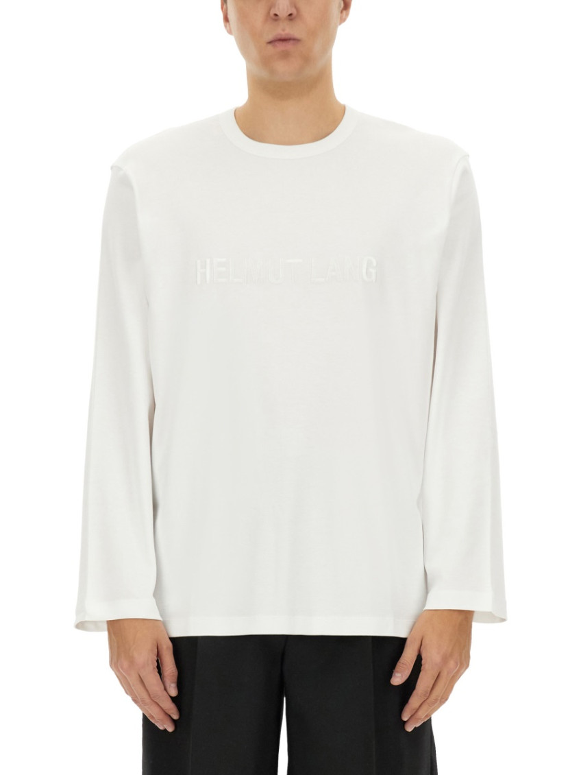 Logo-embroidered Long-sleeved T-shirt