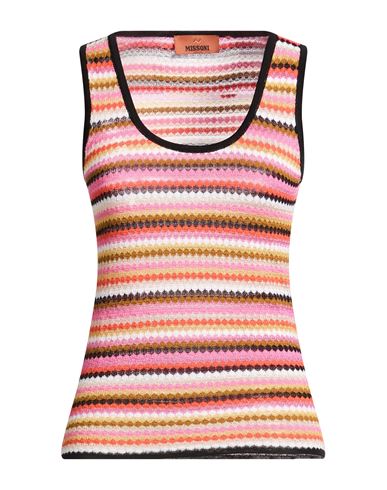 Woman Sweater Pink Size 10 Cotton, Viscose