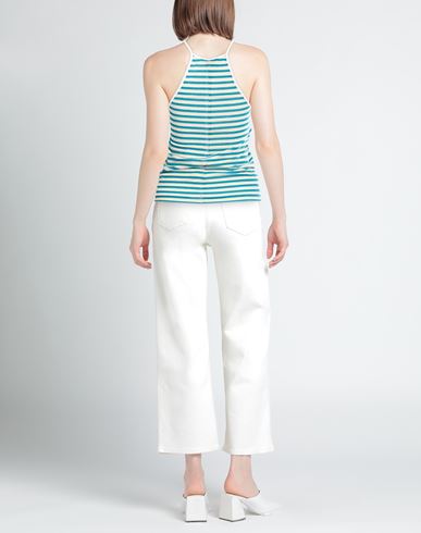 Forte_forte Woman Tank top Turquoise Size 2 Viscose, Polyamide, Elastane