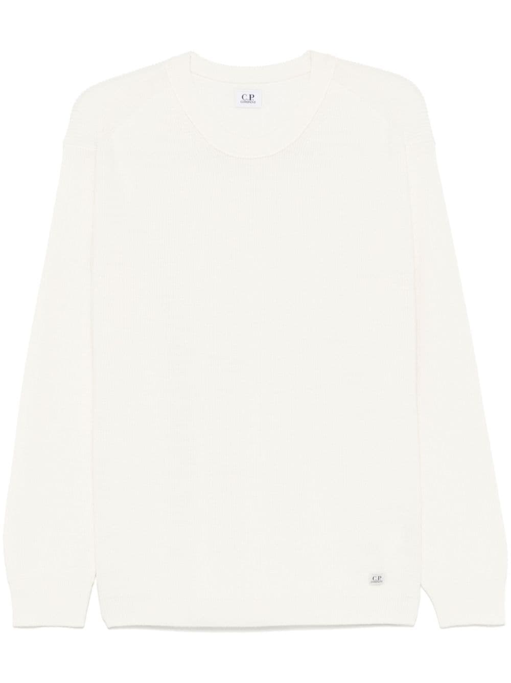 Crew-neck sweater - Neutrals