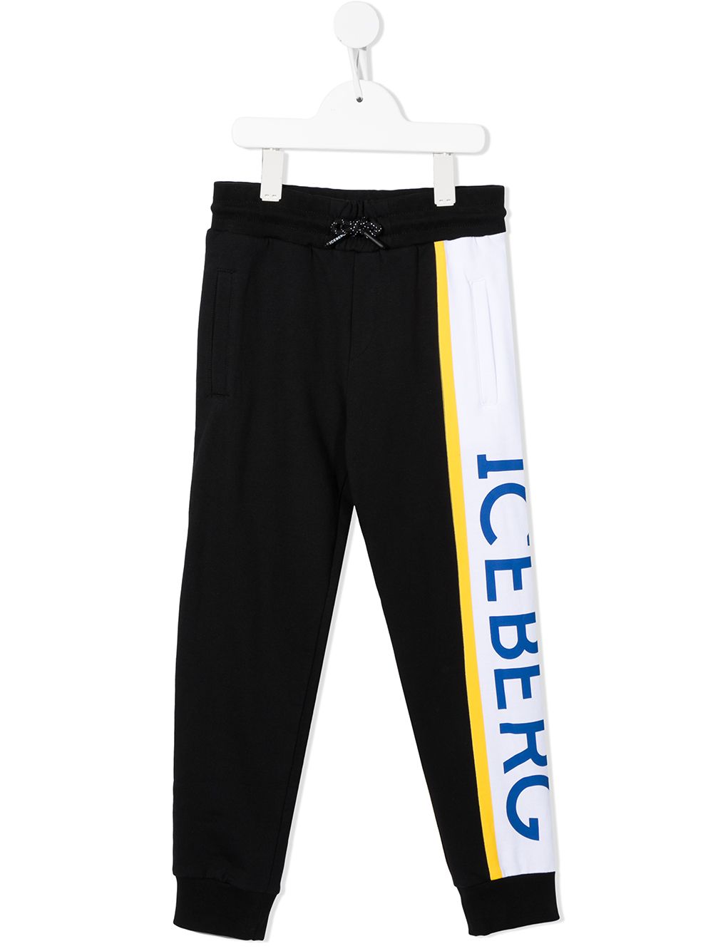 Logo-printed joggers - Black