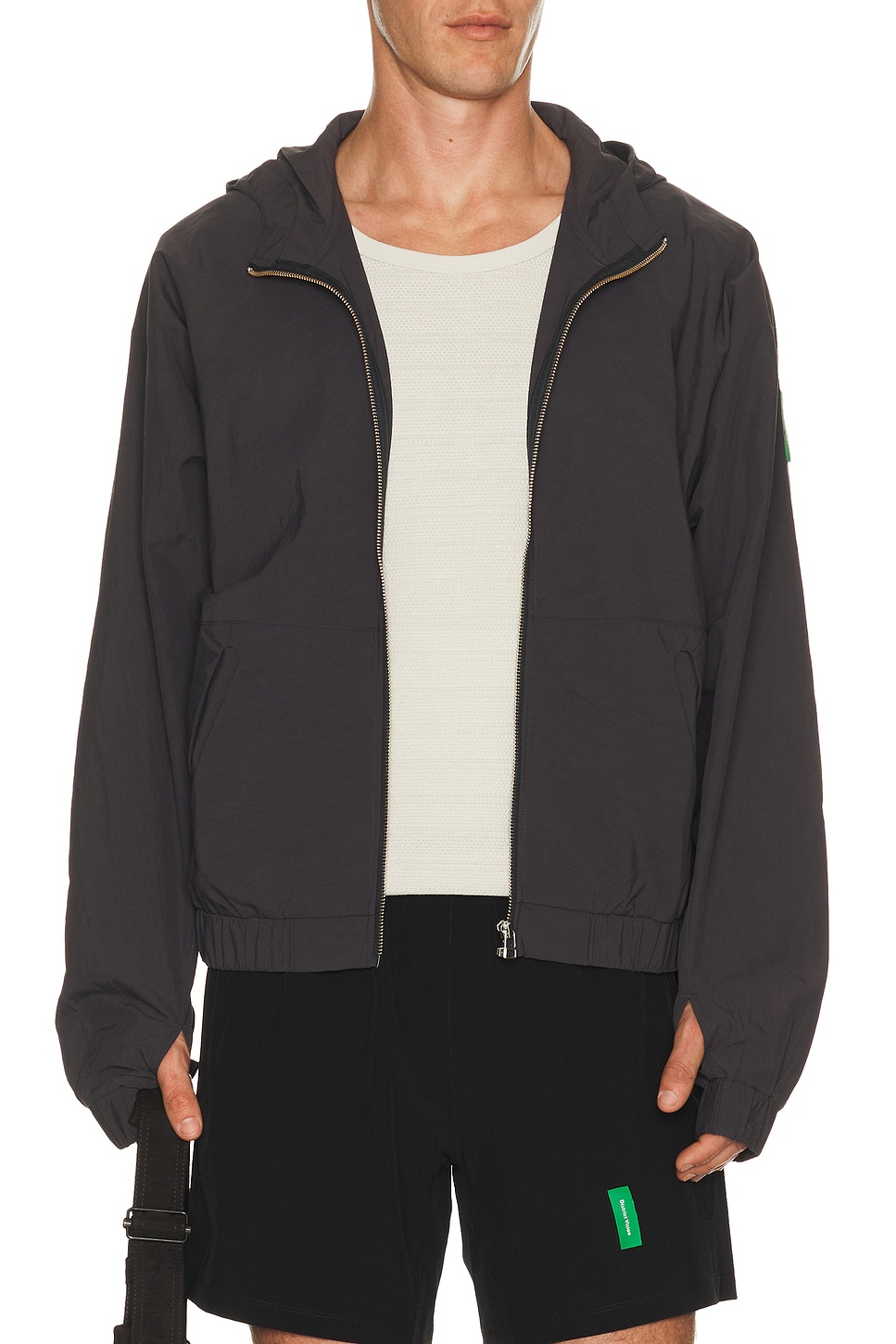 District Vision Taslan Nylon Jacket in Grey