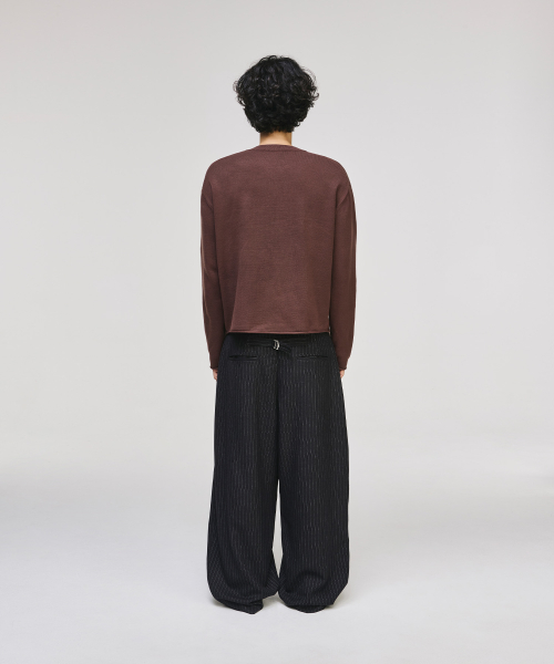 Cropped Rolling Round Knit