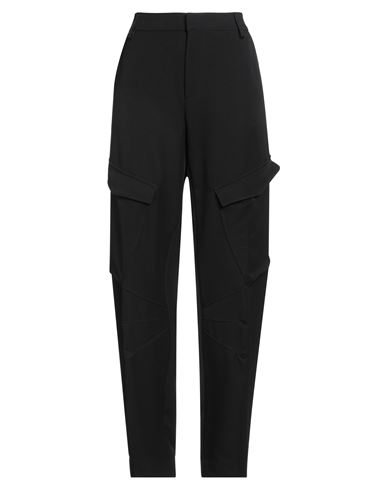Woman Pants Black Size 27 Polyester, Viscose, Elastane