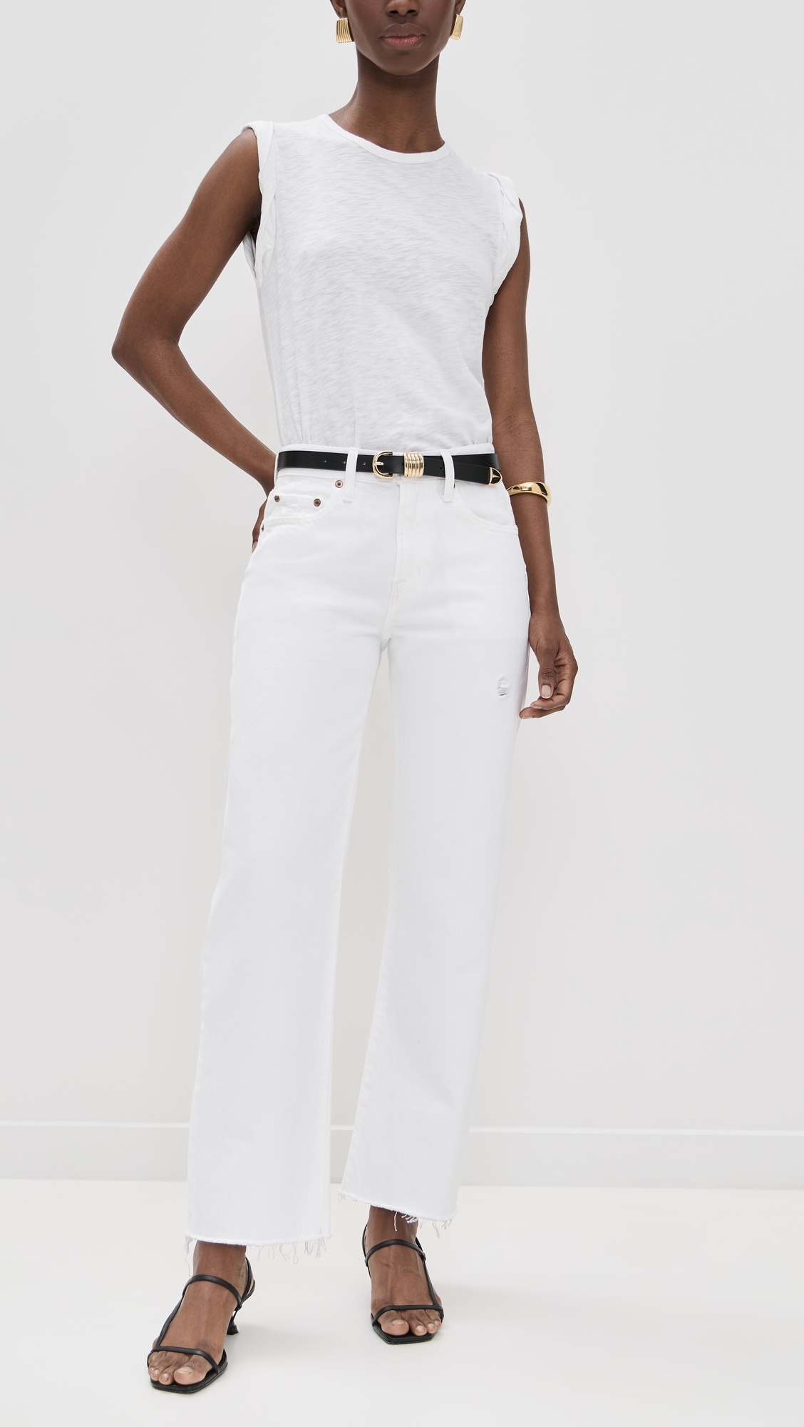 Pistola Denim Lexi Jeans Luxe White Vintage