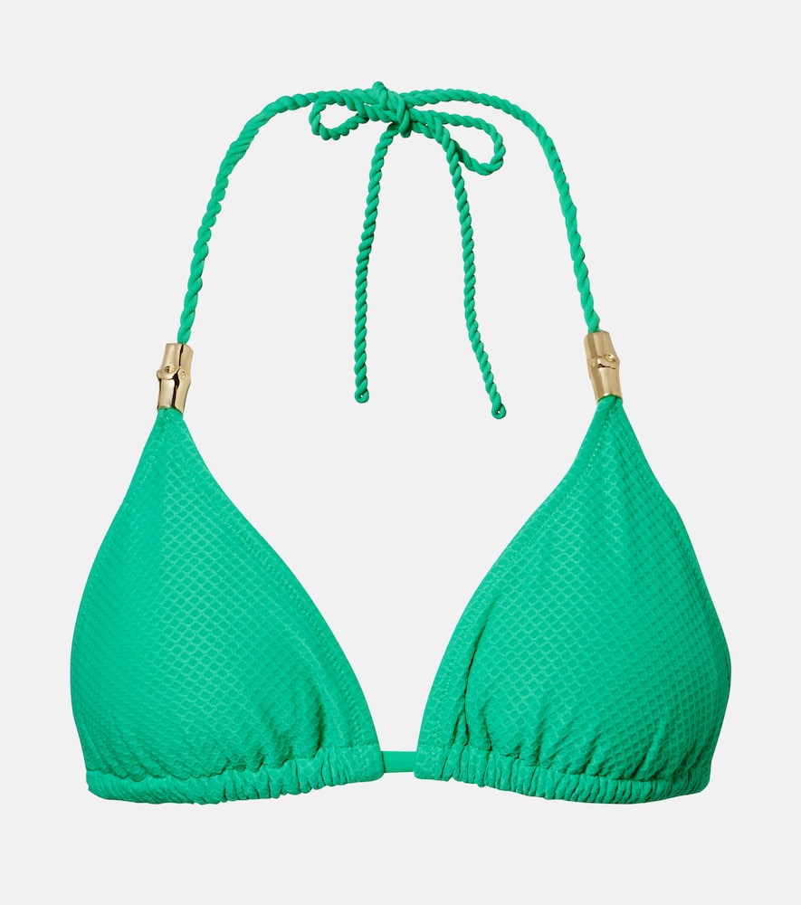 Embellished bikini top
