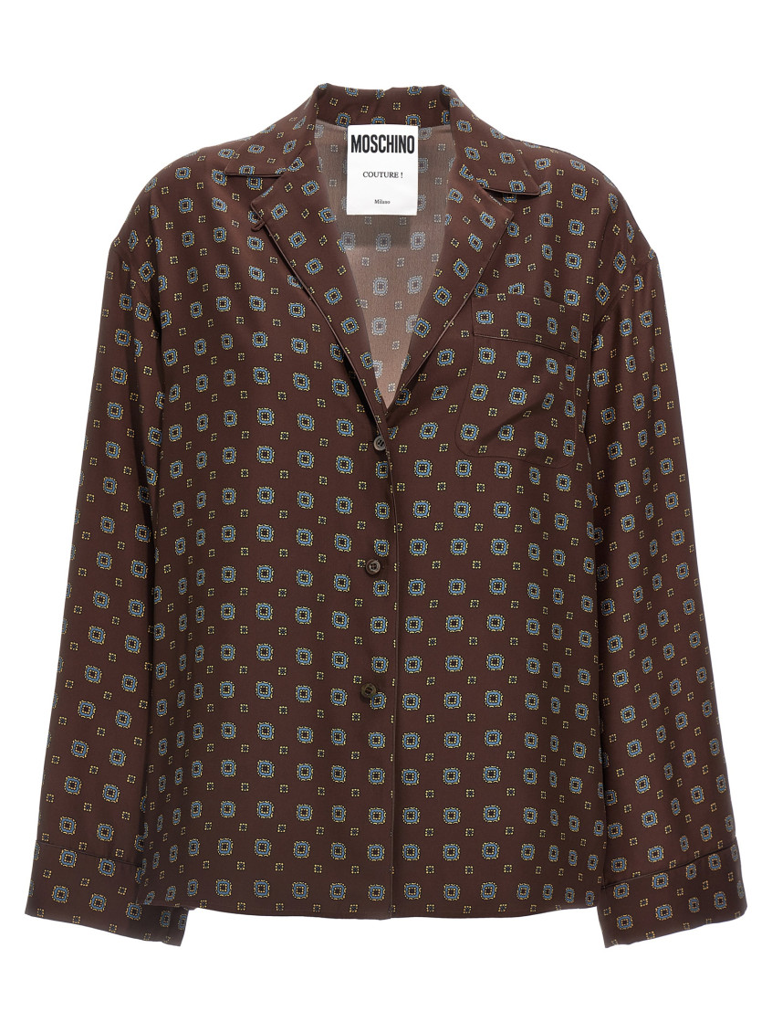 Patterned Shirt Shirt, Blouse