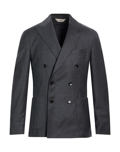 Man Blazer Charcoal Size 42 Virgin Wool, Elastane