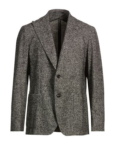 Man Blazer Charcoal Size 46 Virgin Wool, Polyamide, Acrylic