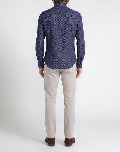 Man Shirt Navy Size M Cotton