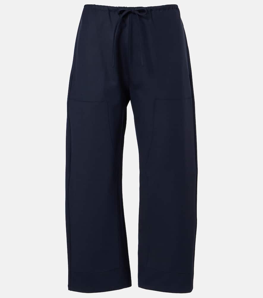 Jane wool-blend wide-leg pants