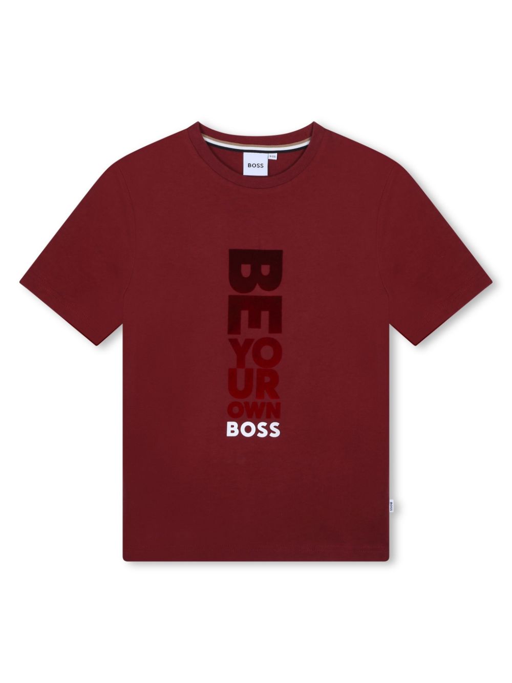 Logo-print cotton T-shirt - Red