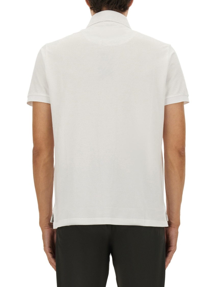 Polo Shirt With Embroidered Pegasus