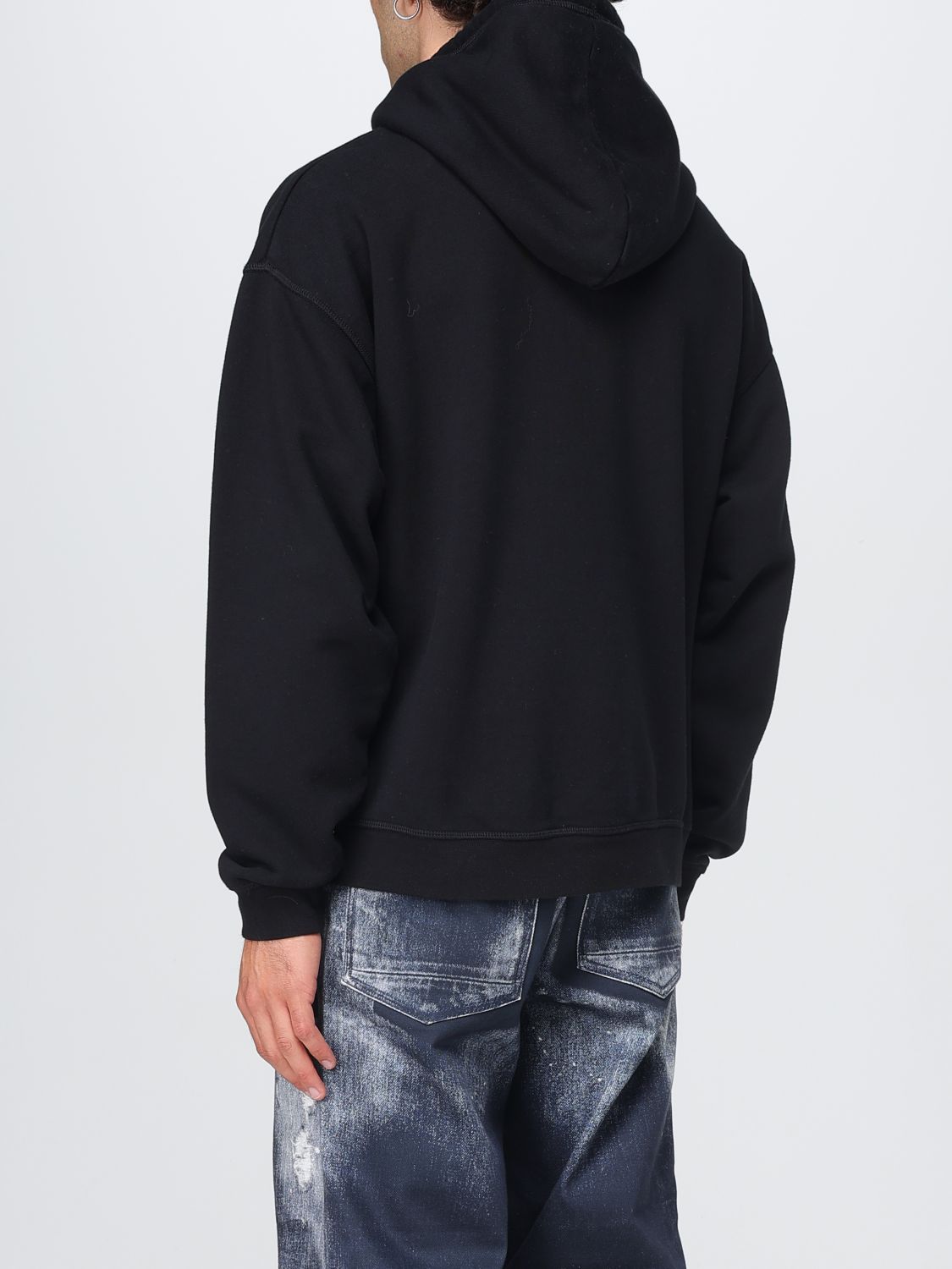 Sweatshirt Men color Black