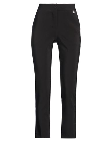 Woman Pants Black Size 2 Polyester, Elastane