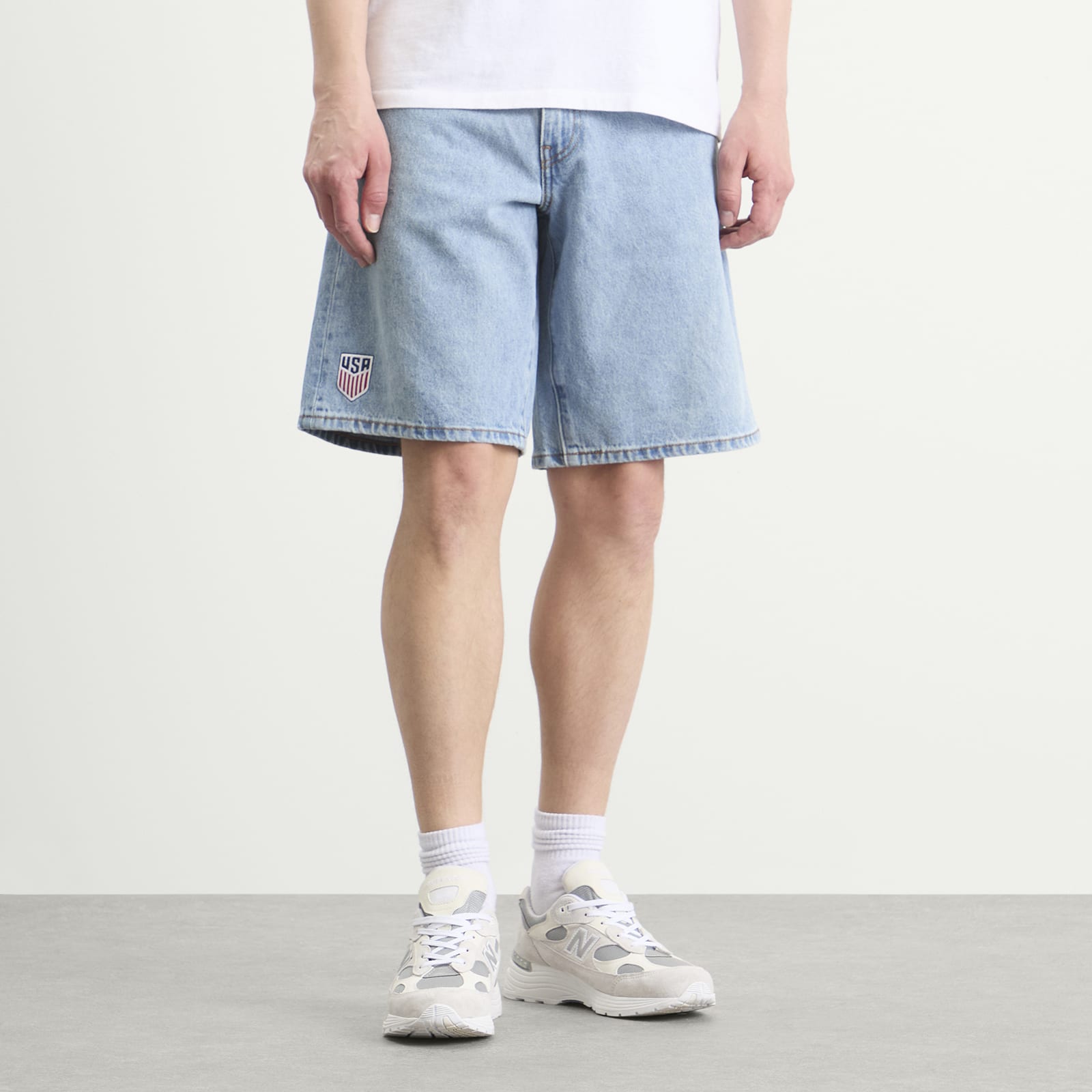 Men's USA 478 Baggy Shorts in Blue