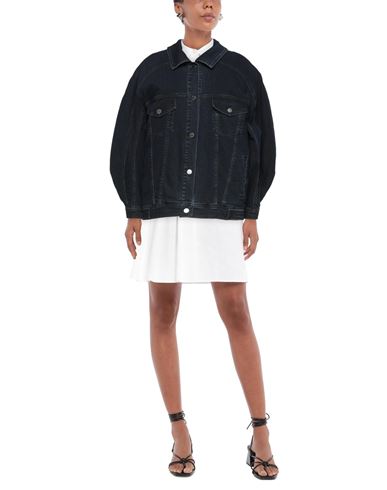 Athleisure Woman Denim outerwear Blue Size 4 Cotton, Elastane