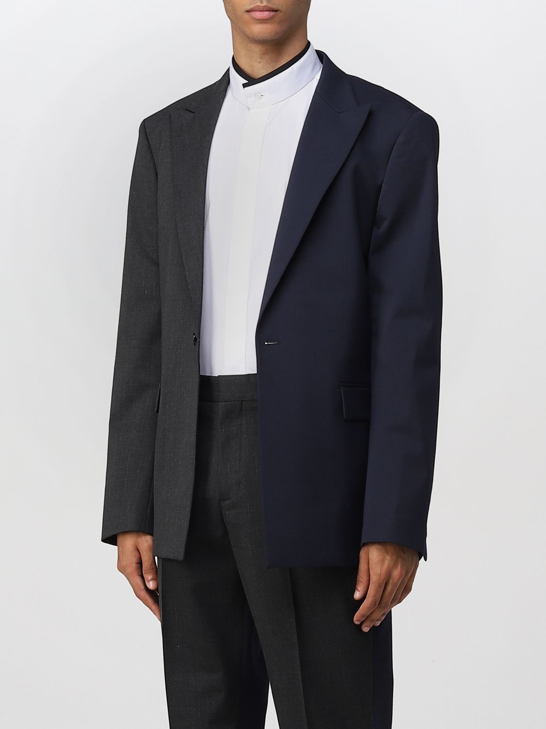 Blazer Men color Blue