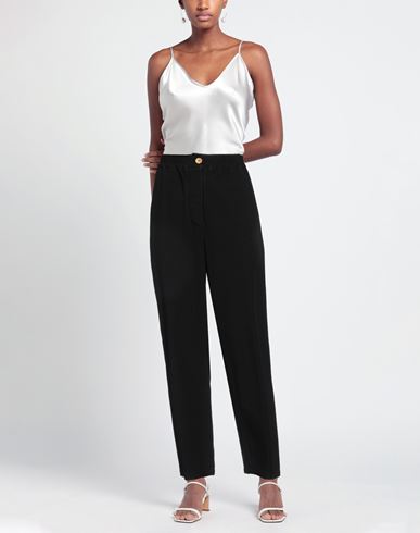 Woman Pants Black Size 2 Cotton