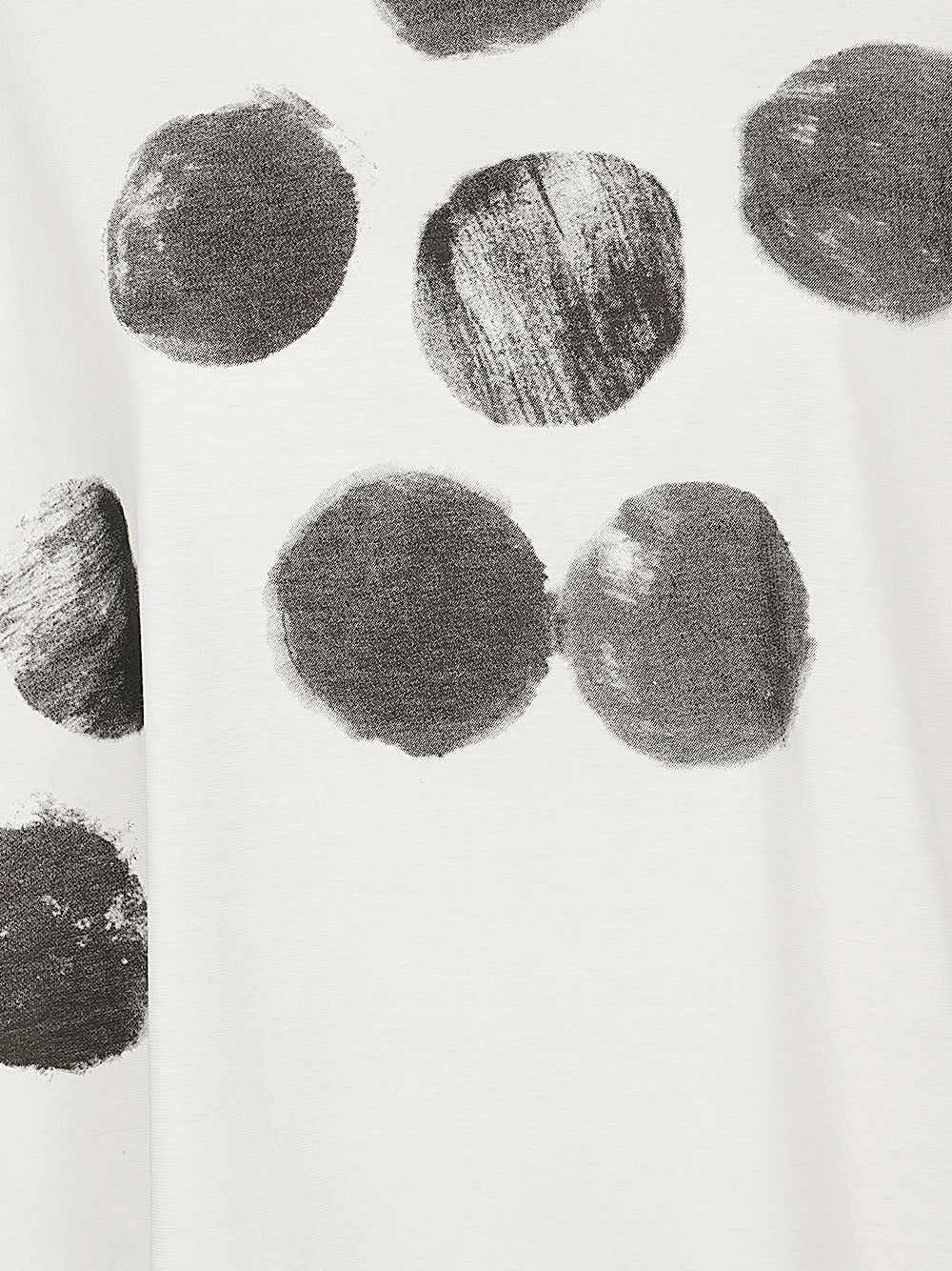 Moyuru bedrucktes Baumwoll-T-Shirt
