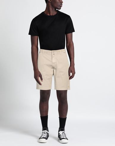 Jacob Cohёn Man Shorts & Bermuda Shorts Beige Size 30 Cotton, Elastane, Polyester