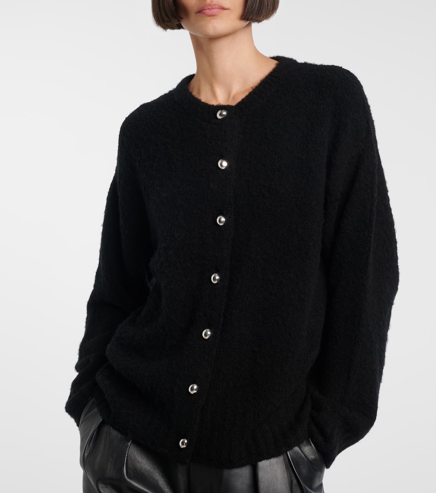 Elbie wool-blend cardigan