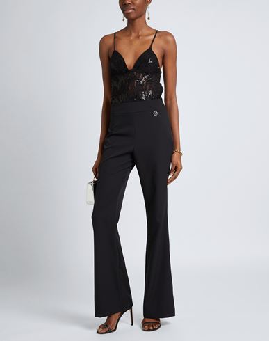 Woman Jumpsuit Black Size 10 Polyester, Elastane, Polyamide